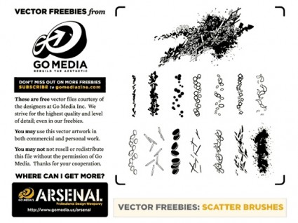 14 Free Scatter Brushes