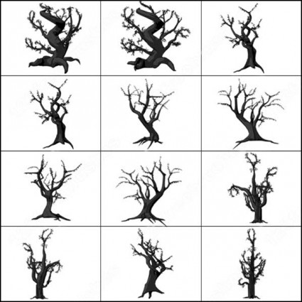15 Spooky Tree Brush