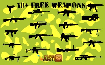 18 armes gratuits