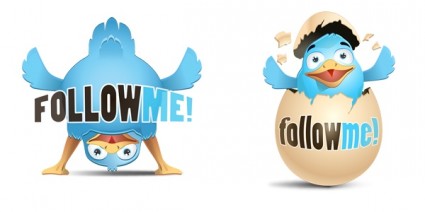 2 iconos de twitter impresionante
