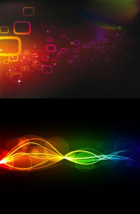 2 Cool Glare Background Vector