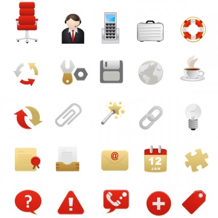 2 Red Theme Icon Vector