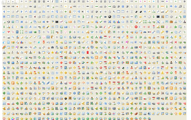 1000 páginas web iconos pequeños