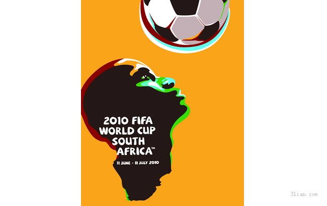 วัสดุ psd ที่ฟุตบอลโลกแอฟริกาใต้ 2010