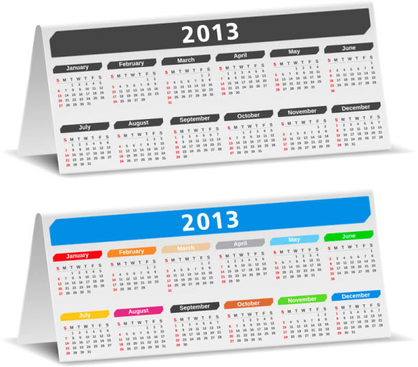 calendário de negócios de 2013