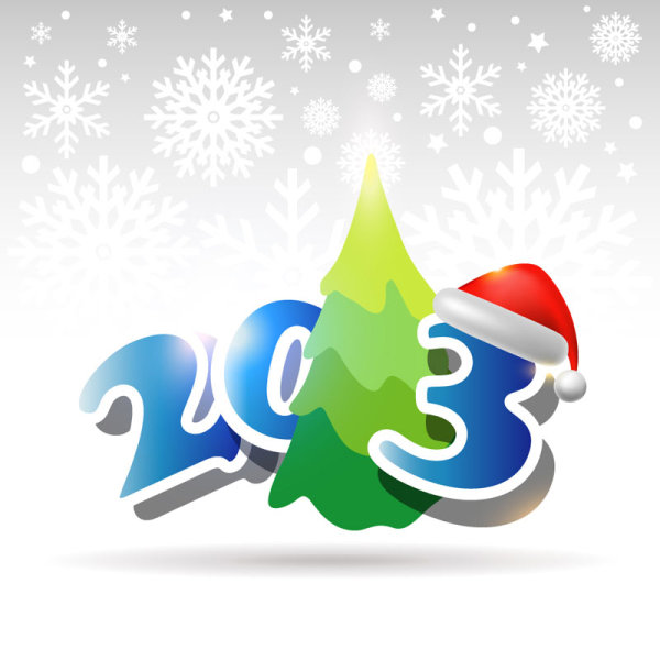 2013 Christmas Font Sticker