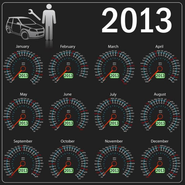 dial de 2013 calendários criativos