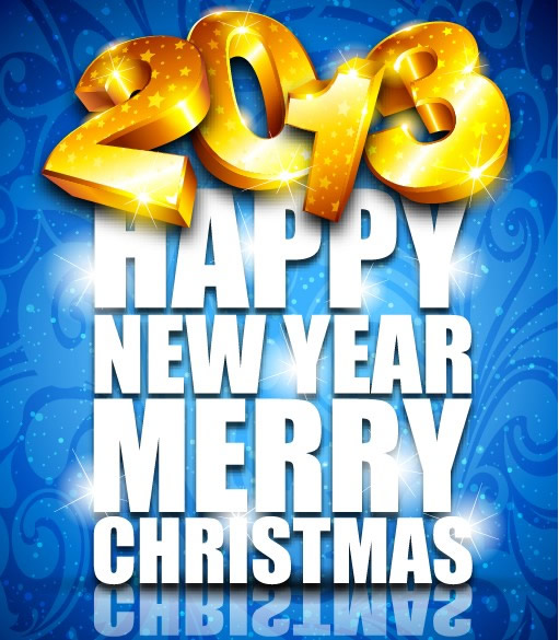 2013 New Year Poster Fonts