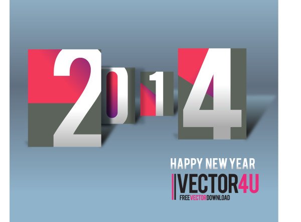 2014 desain vektor ikon