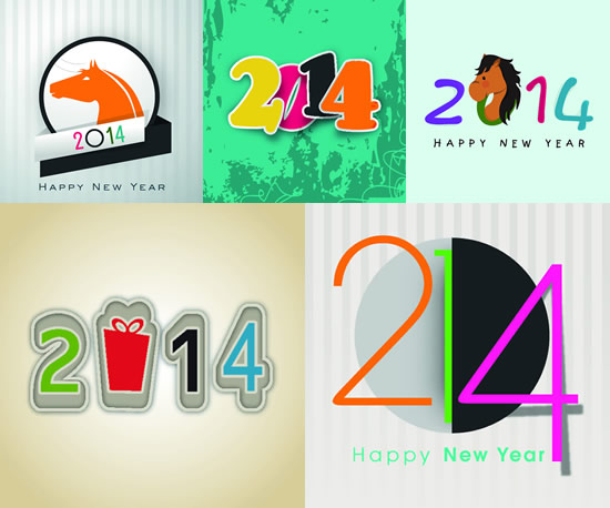 2014 l'année nouvelle année art