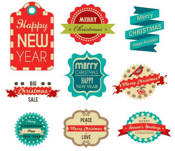 2015-Weihnachts-Etiketten