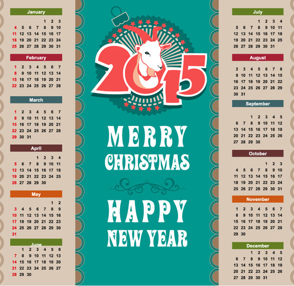 calendario 2015 pecore