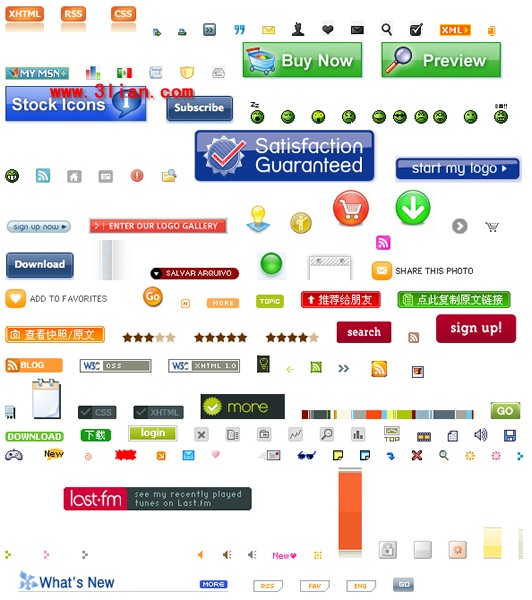 272 Pages Commonly Used Icons