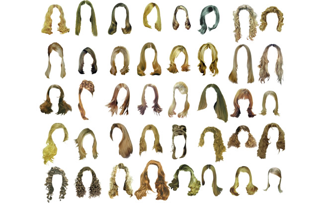 40 Women Trend Hair Style Psd