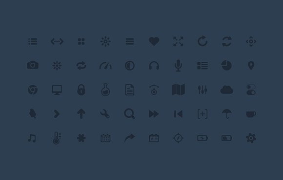 50 icone semplici