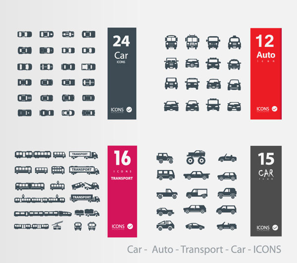 Icone di 57 veicoli