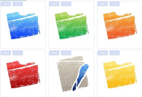 8 Glass Yarn Folder Icon