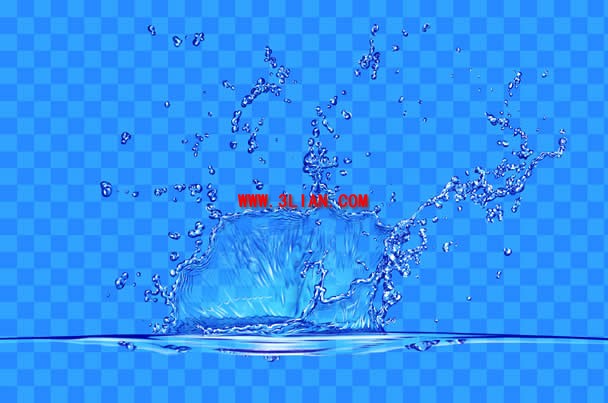 ein Spray des Wassers
