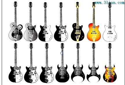 A Variety Of Vector A Guitar