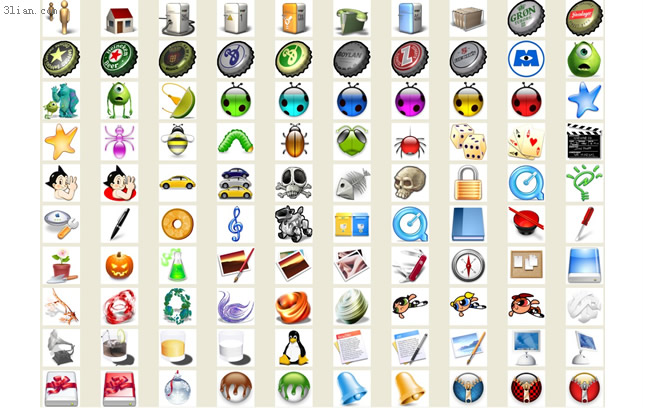 eine Vielzahl von köstlichen PNG-icons