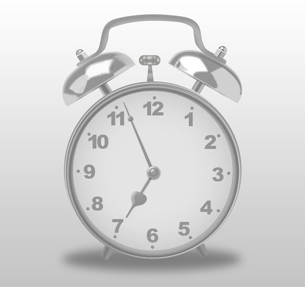 Alarm Clock Psd Layered Material