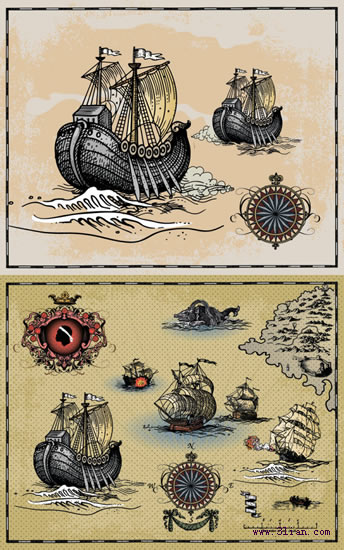kapal-kapal berlayar kuno