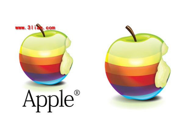 Przezroczysta ikona komputera Apple