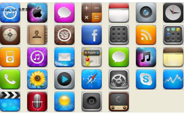 Apple Desktop-Ico Symbole