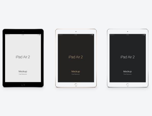 애플 ipad의 psd air2 태블릿 자료