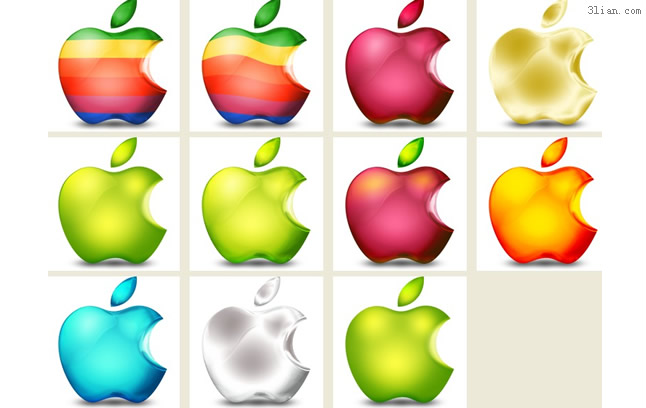 ícones de maçã logotipo png