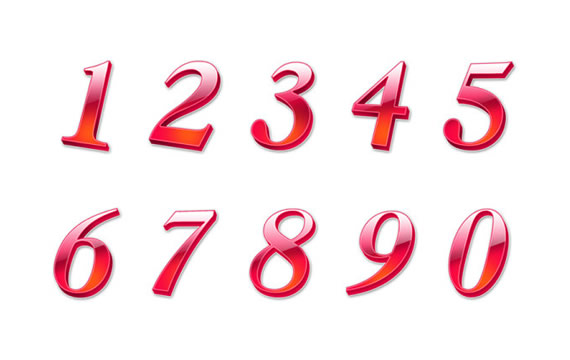Arabic Numerals Png Icons