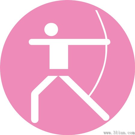 Bogenschießen-Symbol