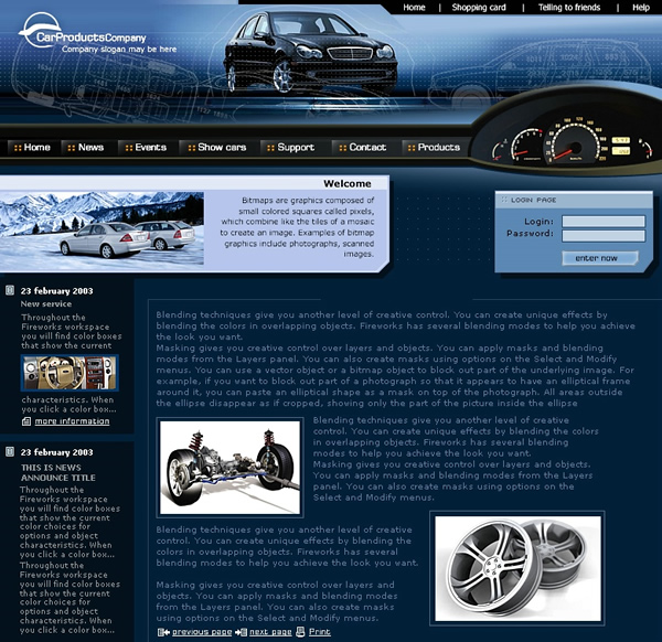Automotive-Website-Design-Psd-material