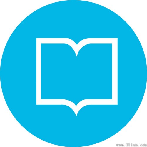 Background Blue Book Icon