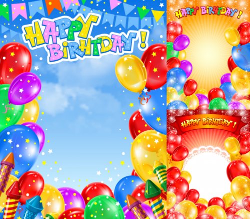 Balloon Decorations Background