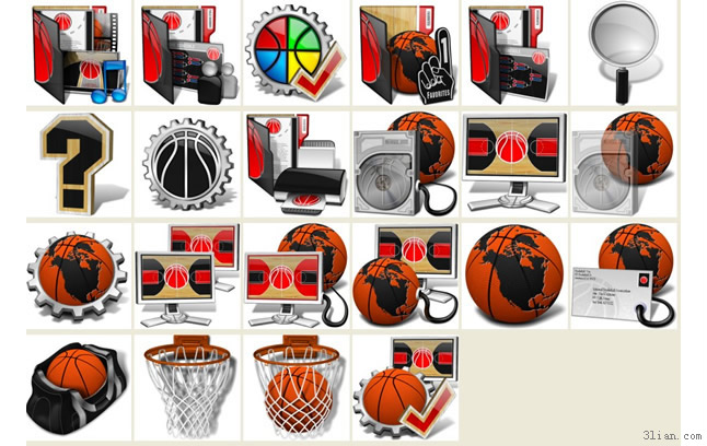 png de l’icône du Bureau pour le thème basket