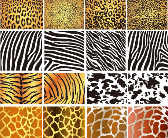 patrones de piel de animales hermosos