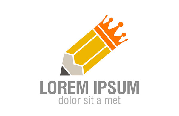 schöne Bleistift-Logo-design