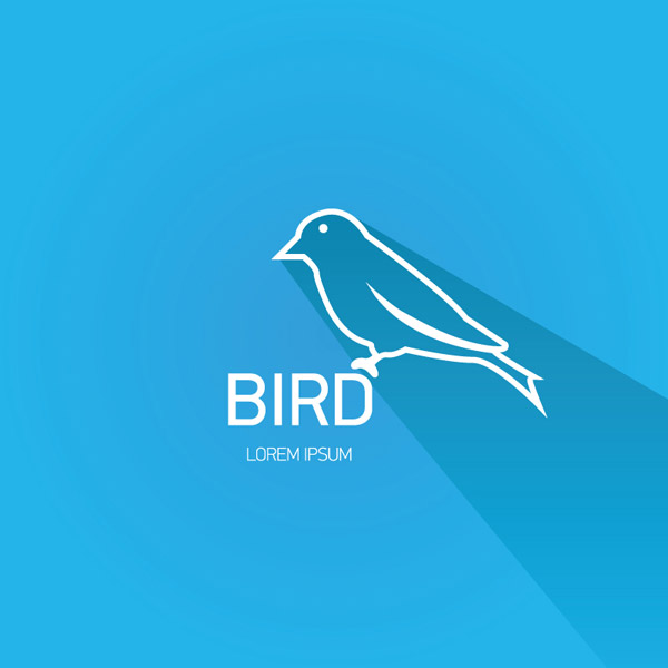 Дизайн логотипа птица