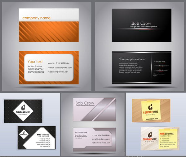 Black And White Business Cards