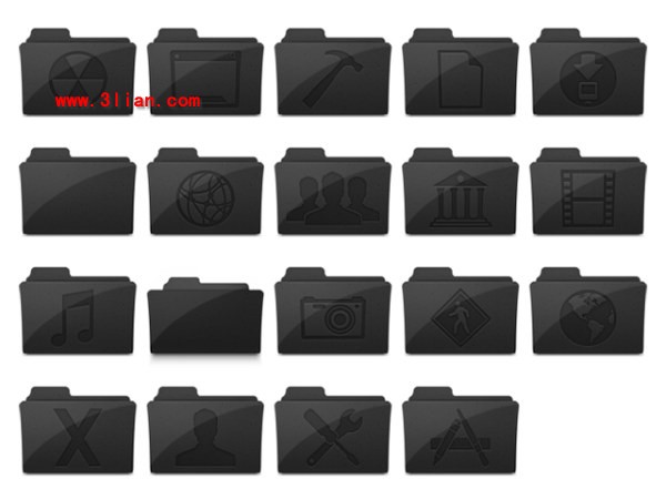 Black Series Folder Icon