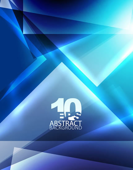 blauer Kristall-Wissenschaft und Technik-Hintergrund
