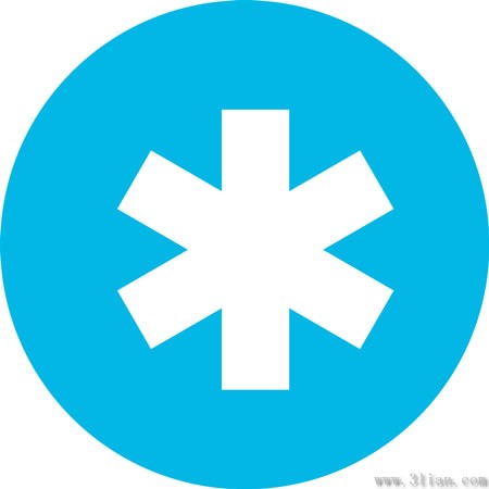 bendera biru ikon bahan
