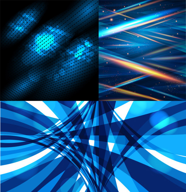 blaue Blendung Technologie Hintergrund