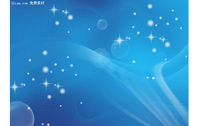 Blue Stars Background Psd Material