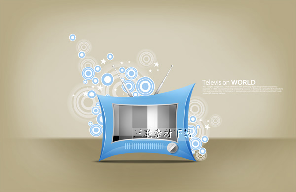 gelombang biru tv psd bahan gelombang biru tv psd bahan
