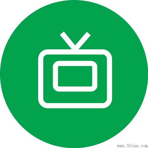 blaue tv-Symbol