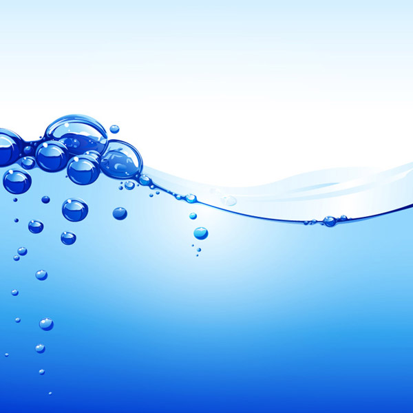 acqua blu bolla