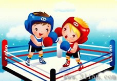 combate de boxeo