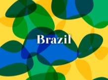 Piala Dunia Brasil bulat latar belakang